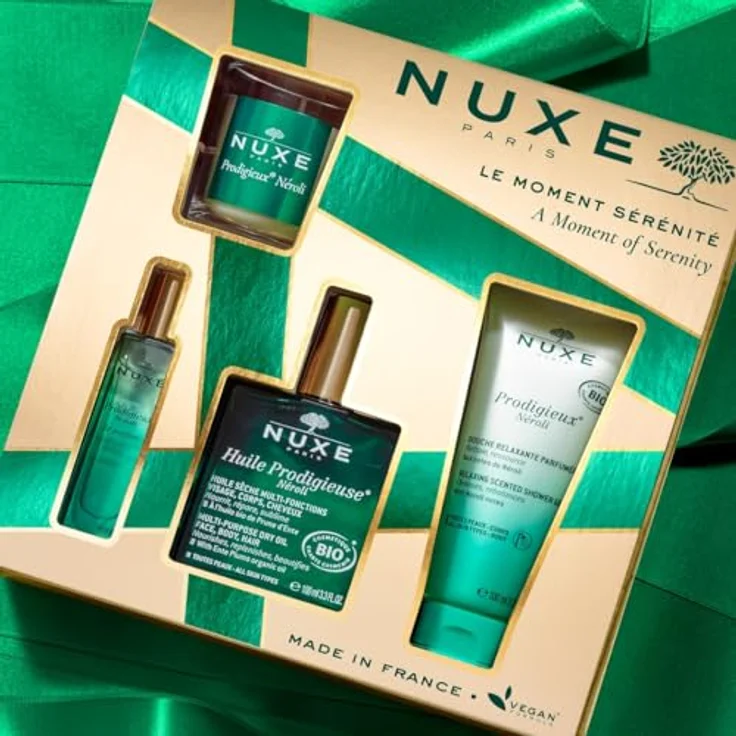 Nuxe Prodigieux Le Moment Serenité Koffer - Entspannender Duft von Neroli, 100 ml Öl und 15 ml Parfum, Geschenkset – Bild 2