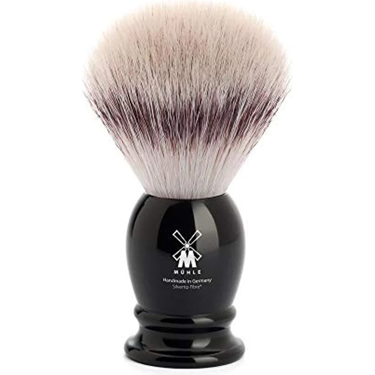 Mühle Classic Silvertip Fibre Schwarz Rasierpinsel Kunsthaar – Bild 2