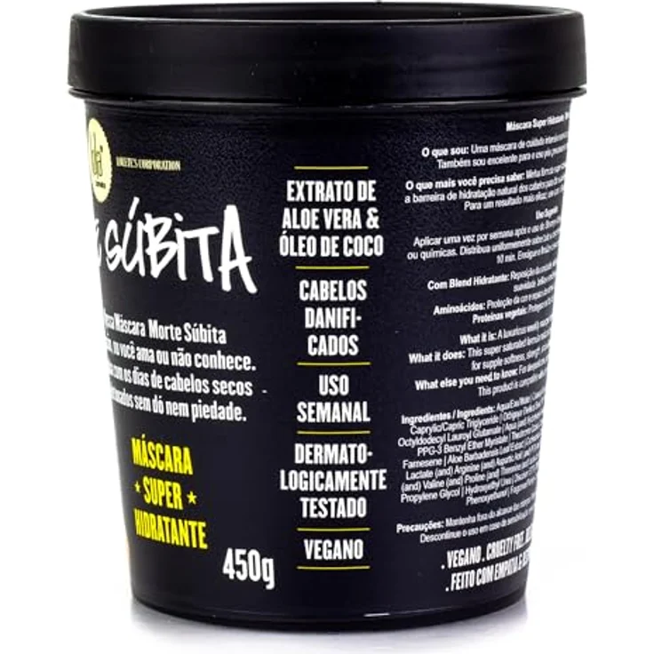 Unbekannt Mascara Super Hidratante Lola Cosmetics"Morte Subita", 450 G (1Er Pack) – Bild 4
