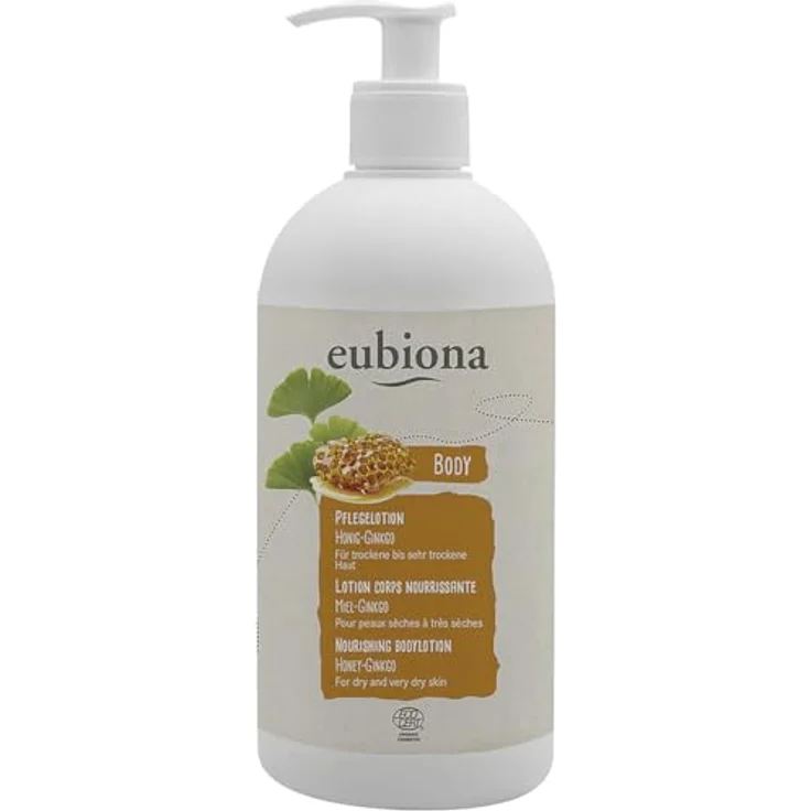 Eubiona Honig Kräuter Pflegelotion Ginkgo 500 ml  – Bild 2