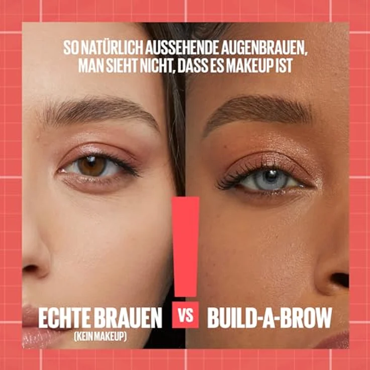 Maybelline Build-A-Brow 2-in-1 Augenbrauenstift und Fixiergel, 1,65 g - ASH BROWN mit 24 Stunden Halt – Bild 6