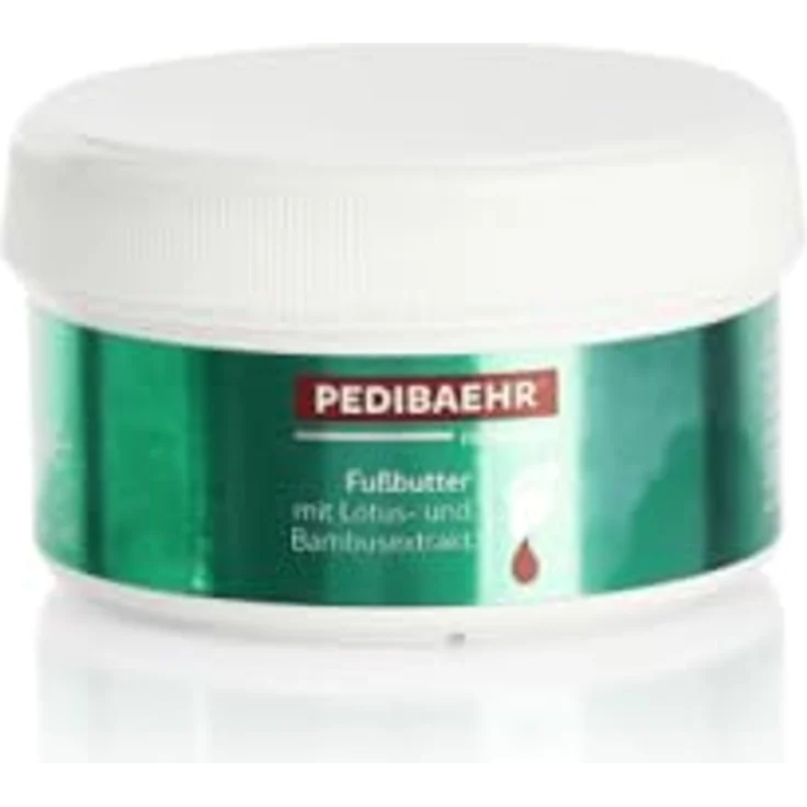 Pedibaehr Fußbutter Green Asia, mit Lotus- und Bambusextrakt, Vitamin E, 125 ml – feuchtigkeitsspendend, auch für Diabetiker – Bild 1