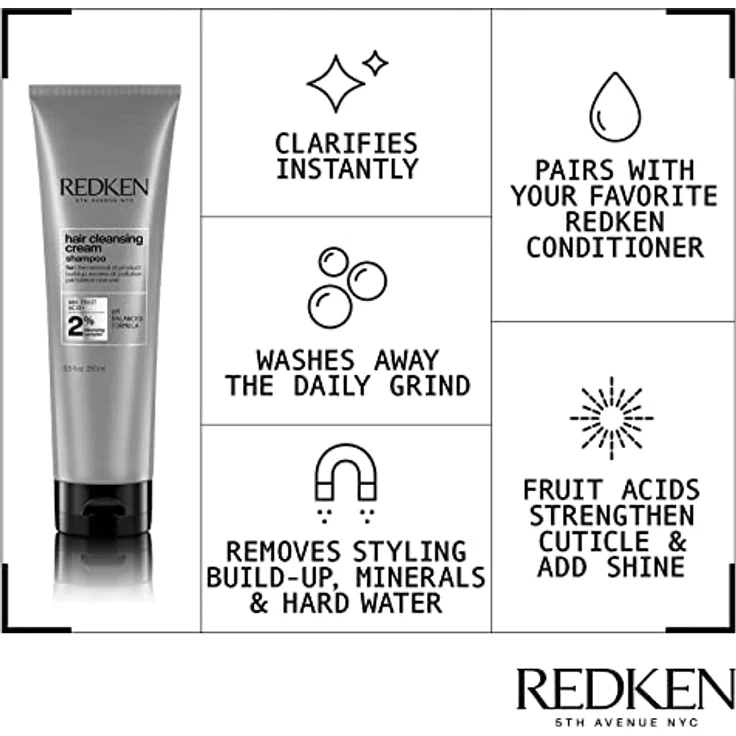 Redken Shampoo Haircare Hair Cleansing Cream Shampoo 250 ml – Bild 3