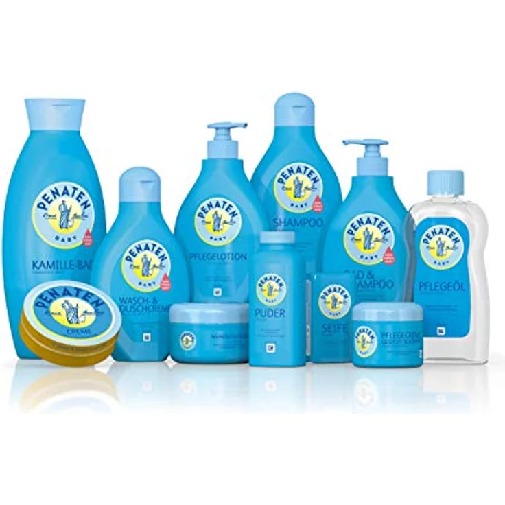 Penaten Pflege Lotion 400ml, Feuchtigkeitsspendende Körperlotion für empfindliche Babyhaut, 2er Pack – Bild 5
