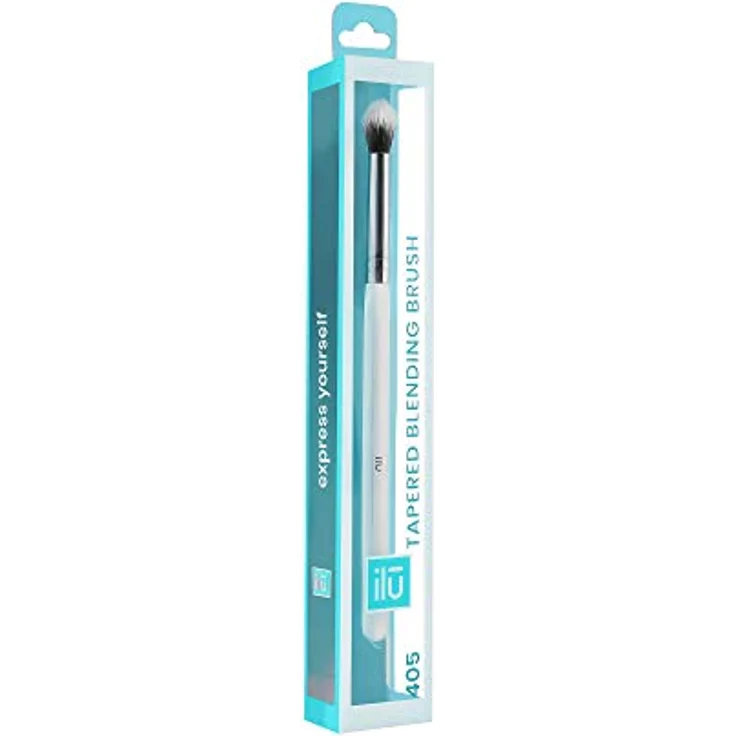 Tools for Beauty T4B ILU 400 Serie Lidschattenpinsel Weiss, Präziser Schminkpinsel zum Verblenden von Lidschatten (405) – Bild 3
