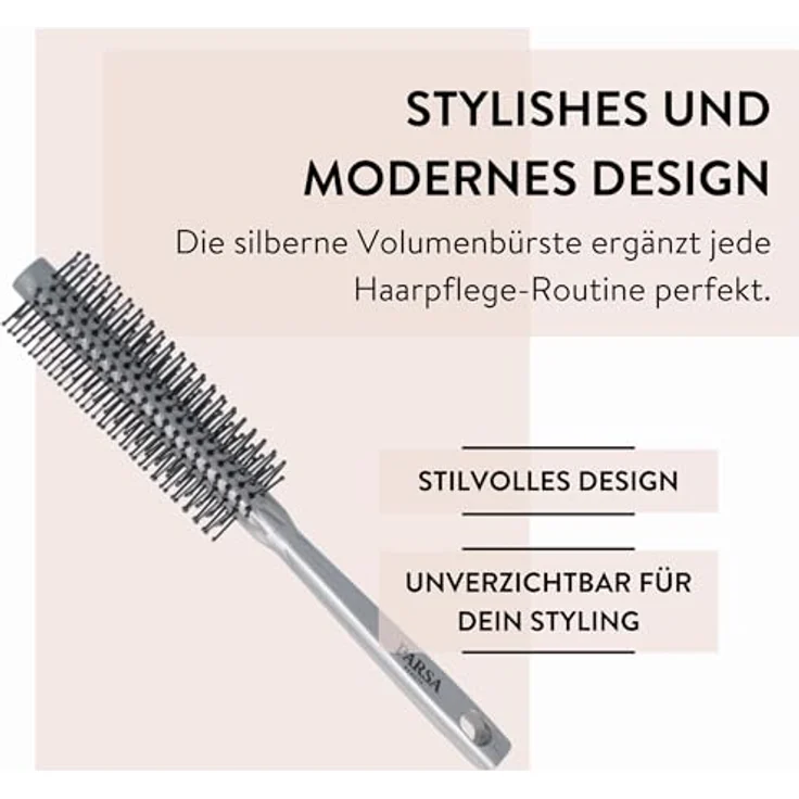 Parsa Beauty Volumenbürste Unicolor Rundföhnbürste mit Kunststoffpins – Bild 6