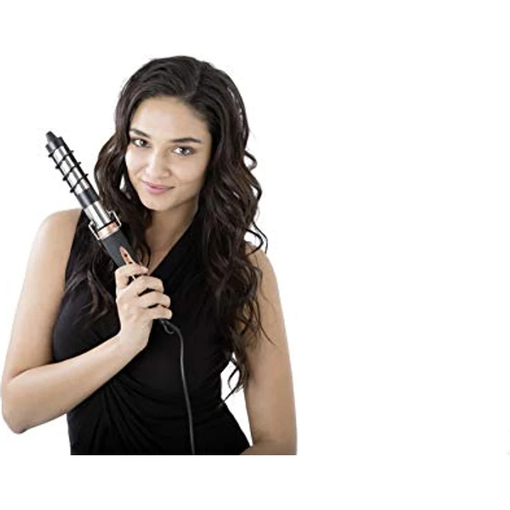 Beurer HT 60 Warmluftstyler (Haarstyling mit 7 verschiedenen Aufsätzen - Glätteisen, Kreppeisen, Bürstenaufsatz, Spiralaufsatz, großer - kleiner - flacher Lockenstab) für voluminöse & glamouröse Locken – Bild 3