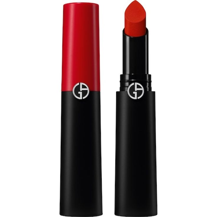 Armani Lip Power Matte Lippenstift, pflegender Cream-to-Powder Lippenstift für Damen, 3 g, in verschiedenen Farbtönen