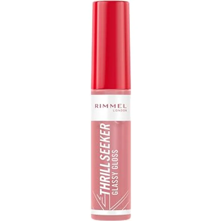 Rimmel London THRILL SEEKER Lipgloss, 6 ml, mit Hyaluronsäure und Antioxidantien, glänzender Finish, duftet nach Kokoswasser und Ananas – Bild 1