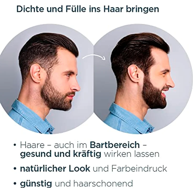 COVER HAIR Ansatzpuder in Dunkelblond (4g) - Haarpuder zur schnellen & unsichtbaren Kaschierung des Ansatz, Haarverdichtung & Abdecken grauer Haare - Wind- & Wasserfest – Bild 4