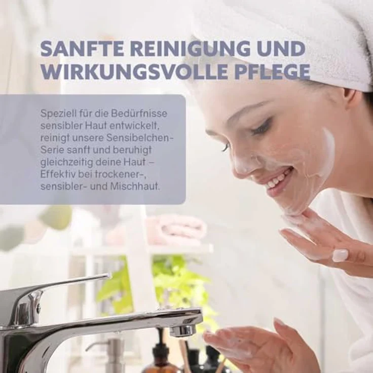 puremetics Fester Cleanser Gesichtsreinigung, Sensibelchen, seifenfreie Formel, 60g – Bild 3