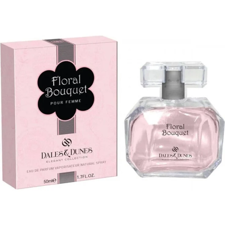 MAVURA Dales & Dunes Eau de Toilette Floral Bouquet, Damen Parfüm mit blumigen und süßen Noten, 100ml, Duftzwilling / Dupe