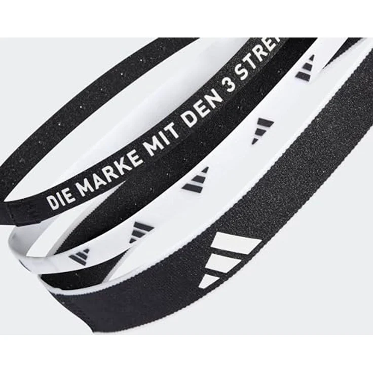adidas Performance Haarband MULTIPLE WIDTH TRAINING HAARBÄNDER, 3ERPACK in verschiedenen Breiten, Silikon-Noppen, recyceltes Material, blau – Bild 3