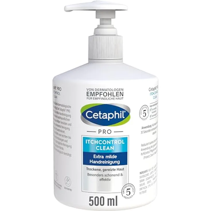 Cetaphil Cetaphil Pro Itch Control clean extra milde Handreinigung Seife 500 ml
