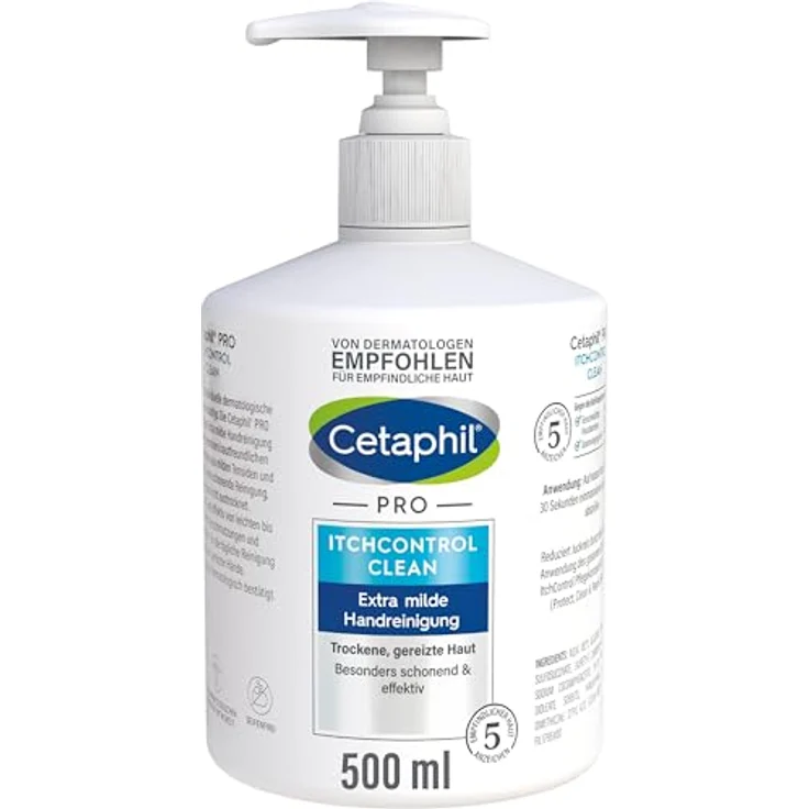 Cetaphil Cetaphil Pro Itch Control clean extra milde Handreinigung Seife 500 ml – Bild 1