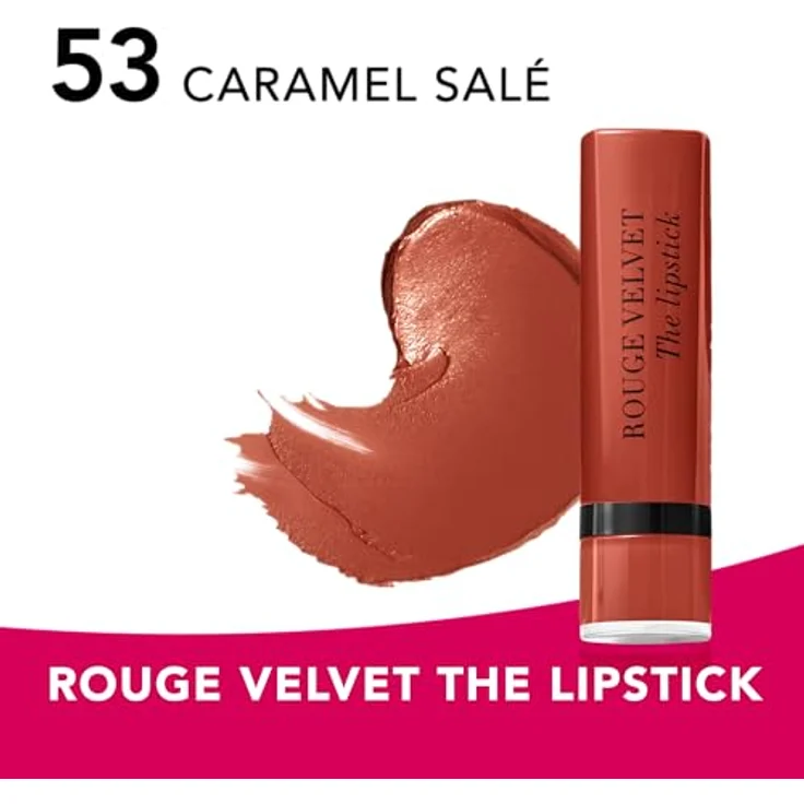 Bourjois Rouge Velvet Lipstick, hochpigmentierter Lippenstift mit mattem Finish, 2,4 g – Bild 3