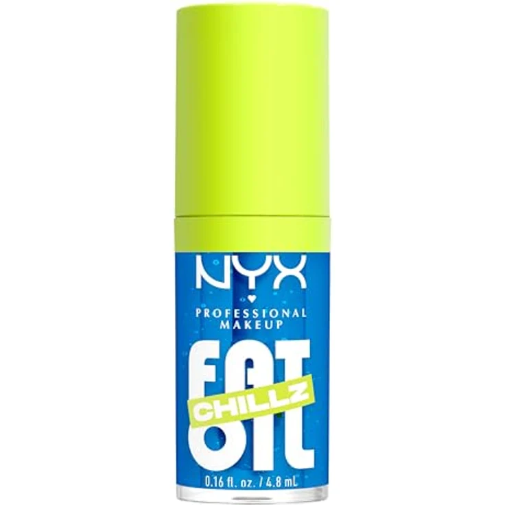 NYX Professional Makeup Fat Oil Chillz Lippenöl, kühlende Wirkung, Farbton Polar Peppermint, 4.8 ml – Bild 1