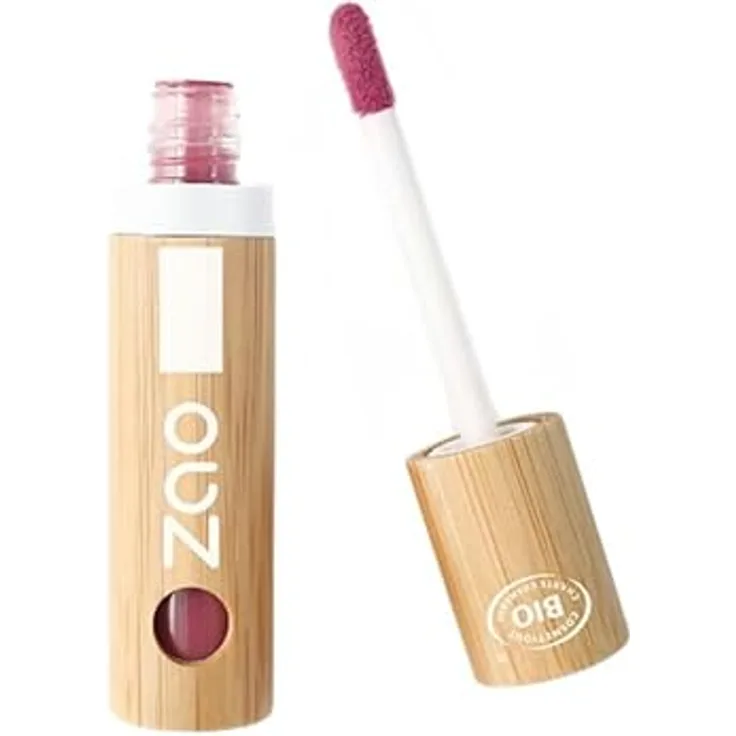 ZAO Color & Repulp Lip Oil 040 Raspberry, pflegendes Lippenöl mit intensivem Farbglanz
