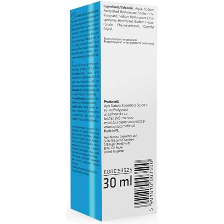 Apis | Hyaluron 4D | Gesichtsserum mit 4 Größen von Hyaluronsäuremolekülen | Spendet Feuchtigkeit | 30 ml – Bild 2