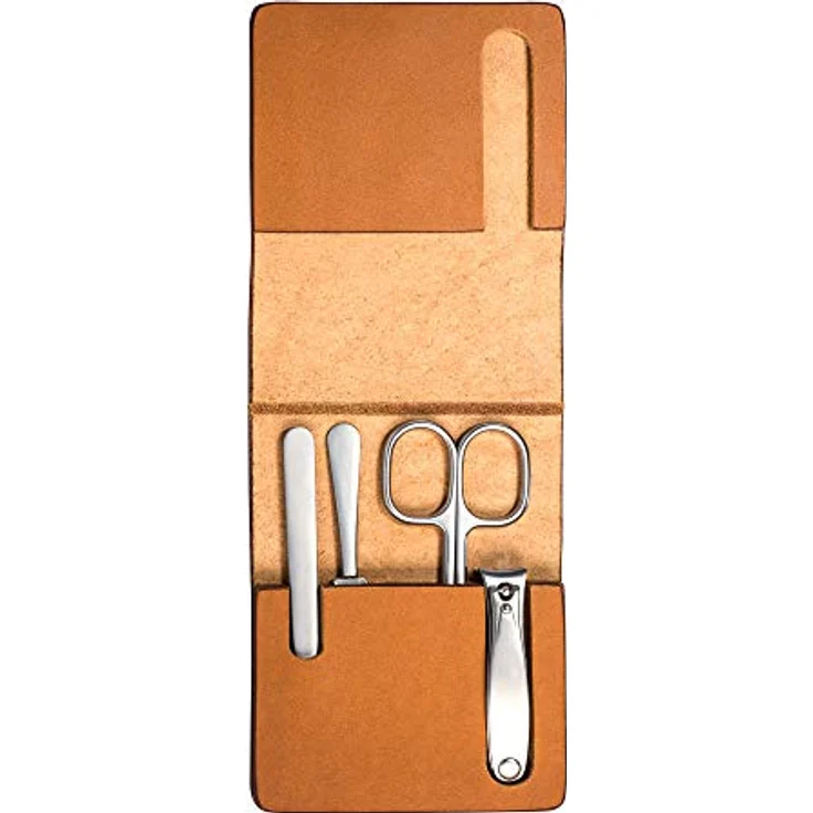 MÜHLE 4-tlg. Maniküre-Set in hochwertigem Rindsleder-Etui – Bild 2