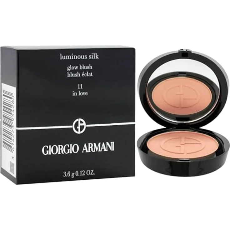 Armani Luminous Silk Glow Blush Rouge, Farbton 11 In Love, 3,6 g für strahlende Haut und natürliche Wangenröte – Bild 3