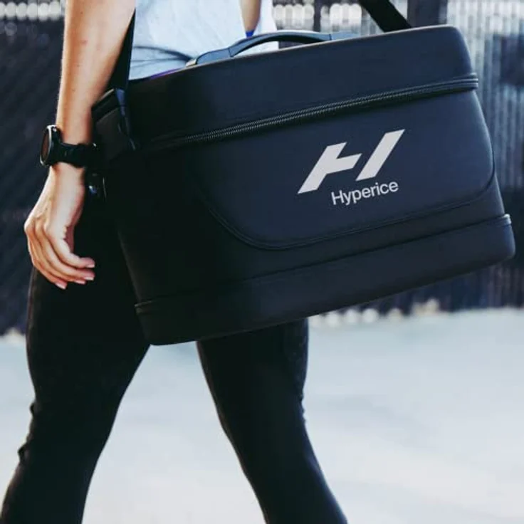 Hyperice 3 Carry Case Black, gepolsterte Tragetasche für Normatec Produkte mit Netz-Tasche und Reißverschluss – Bild 2