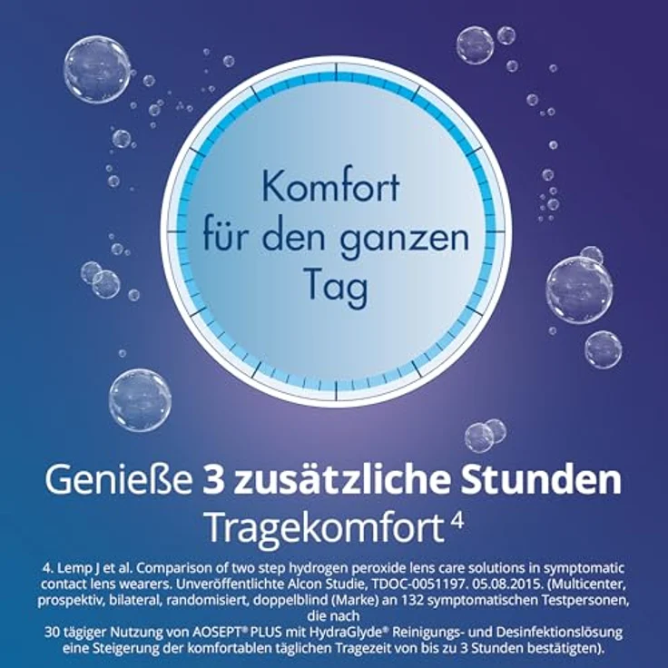 Aosept Plus mit Hydraglyde Kontaktlinsen-Pflegemittel, Vorratspackung, 2 x 360 ml - Preisvergleich – Bild 5