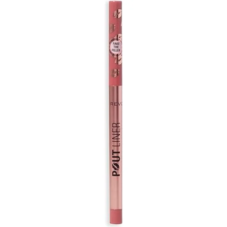Revolution Pout Bomb Plumping Lip Liner Glaze, aufpolsternder Clear Lipliner in Chauffeur Nude, 0,2 g – Bild 7