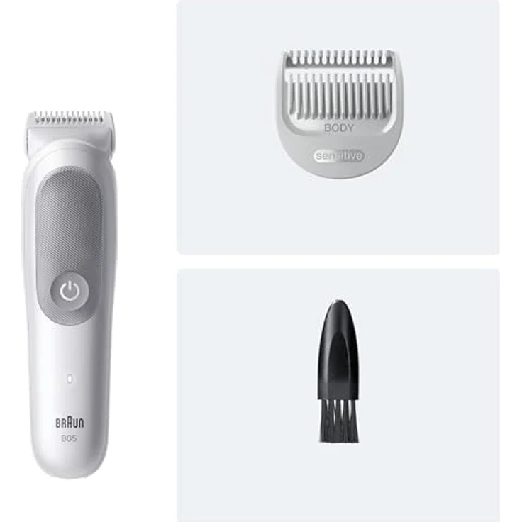 Braun Series 5 BG5500, Body Trimmer für Männer, Nass & Trocken, Akku, Grau, Weiß – Bild 7