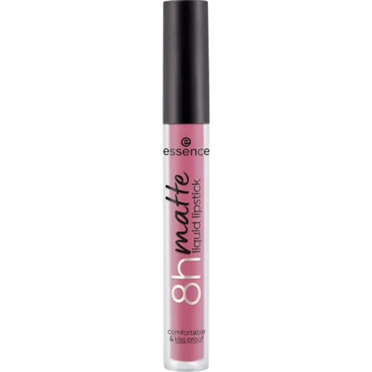 essence 8h matte liquid lipstick, Nr. 05, Pink, langanhaltend, mattierend, schnelltrocknend, matt, vegan, wasserfest, ölfrei, ohne Alkohol, 1er Pack (2.5ml) – Bild 2