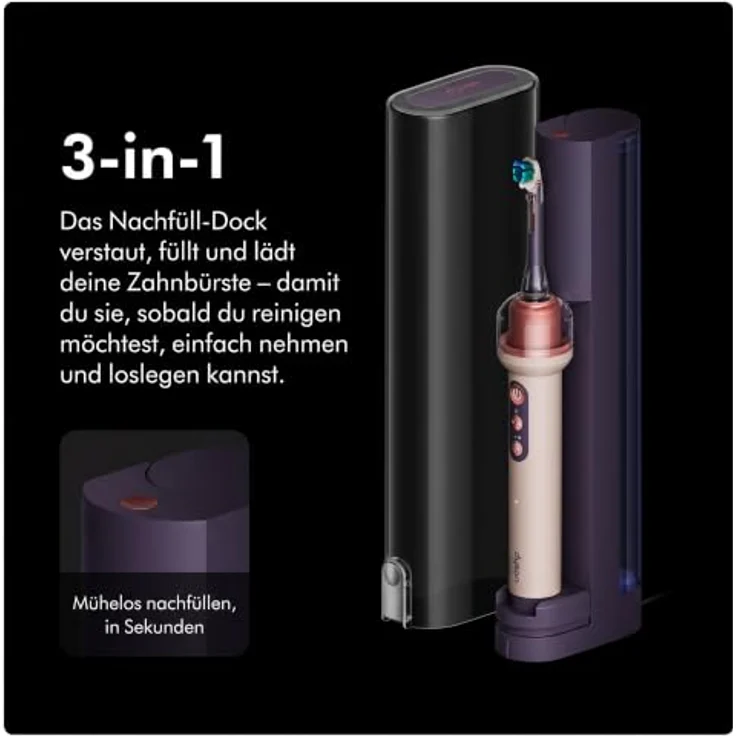 Dyson CameraJet™ elektrische Zahnbürste mit Präzisionsmunddusche (Ceramic Pink) – Bild 8