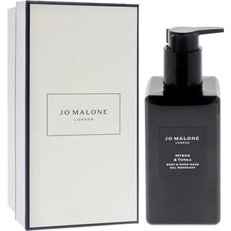 Jo Malone London MYRRH & TONKA Body & Hand Wash Duschgel, 250 ml, mit natürlichem Glyzerin und Meerfenchelextrakt, warmer, sinnlicher Duft – Bild 3