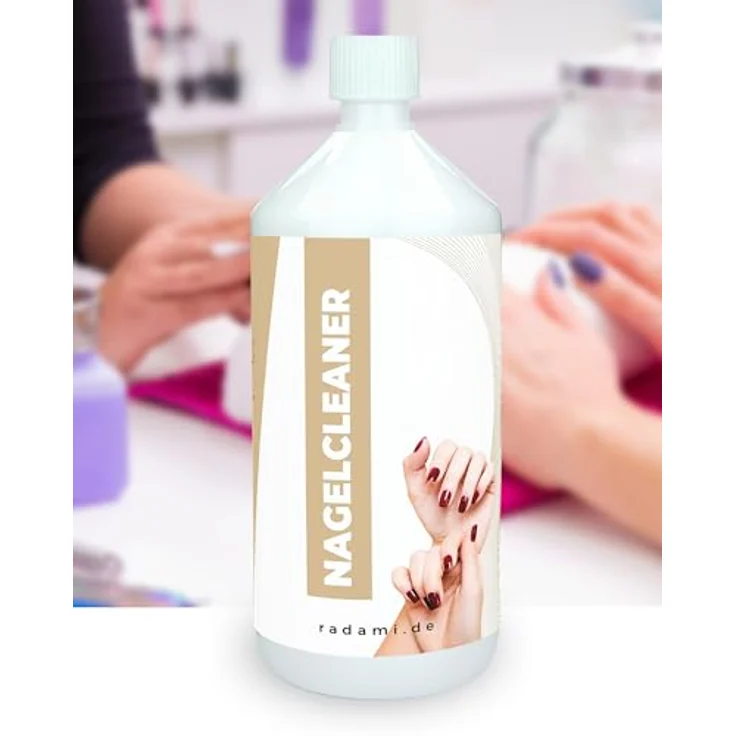 Nail Cleaner Gelnägel UV Gel Polish Nagelcleaner Nägel Entfetter/UV LED Nagellack Reiniger 1000ml – Bild 3