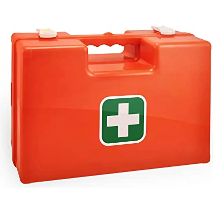 Medicalcorner24 Erste Hilfe Koffer, leer, ABS-Kunststoff, stoß- und kratzfest, 43x30x14cm, inklusive Wandhalterung – Bild 1