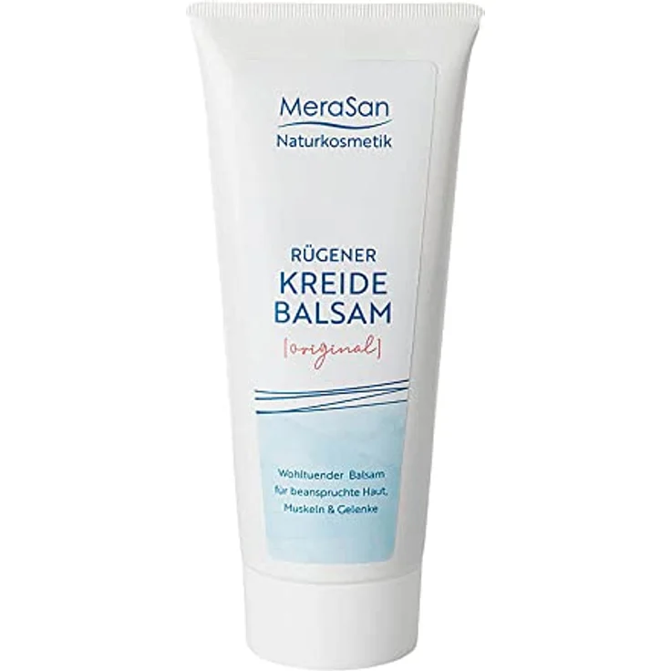 MeraSan Original Rügener Kreidebalsam 200 ml Tube – Naturkosmetik mit Schlämmkreide und Rüger Dreikronen Gelenkbalsam – Bild 1