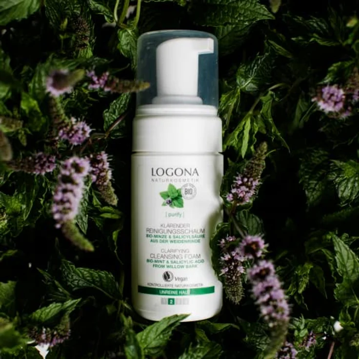 Logona Klärender Reinigungsschaum 100 ml, für Damen und Herren – Bild 4