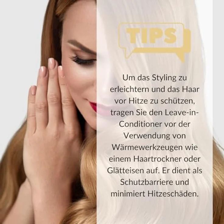 M PURE MINERAL DEAD SEA COSMETICS Pure Mineral Leave-in-Conditioner mit Rizinusöl, stärkt und hydratisiert für brüchiges Haar, 350ml - ohne Sulfate, Parabene, Petrolate – Bild 4