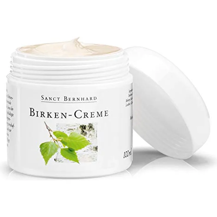 Kräuterhaus Sanct Bernhard Birken Creme | Leicht, sanft pflegend, entzündungshemmend, juckreizlindernd & heilungsfördernd | 100ml