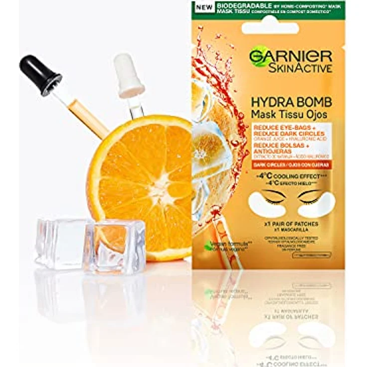 GARNIER Skin Active Anti-Fatigue Augenmaske, 2 Patches, 31,8 g – Bild 4