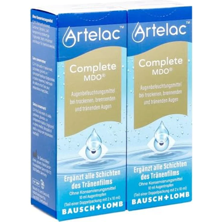 Artelac Complete MDO Augentropfen, 2X10 ml - PZN: 12436062, 20ml, Hersteller: Dr. Gerhard Mann Chem.-pharm.Fabrik GmbH – Bild 1