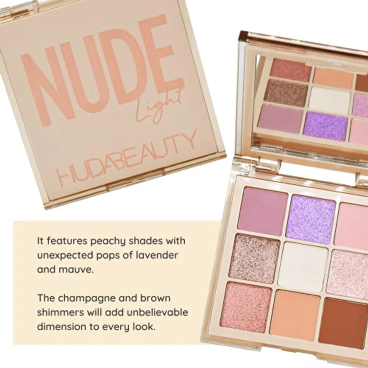HUDA BEAUTY Lidschatten NUDE Obsessions Eyeshadow Palette Lidschatten 9.9 g – Bild 3