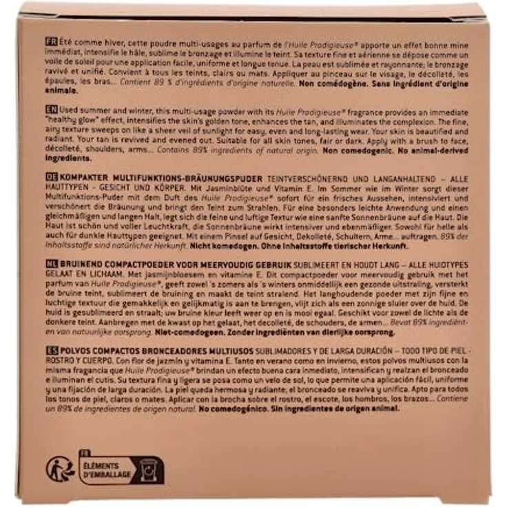NUXE Prodigieux Poudre Eclat 01 Bronze 25 ml, Textur: Pudrig – Bild 6