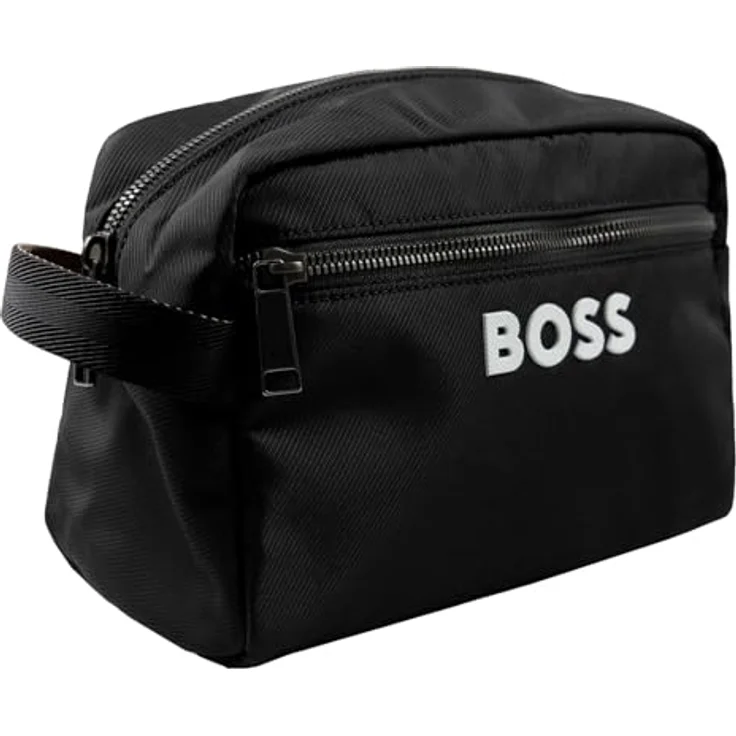 Boss Catch 3.0 Kulturbeutel, 24 cm, schwarz, 100% Polyester, Beauty Case – Bild 3