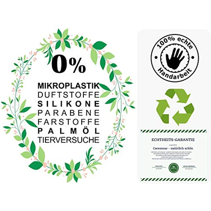 Carenesse Aleppo Seifen Paket, 5 Stück originale Olivenöl- und Lorbeerölseife, 60% Olivenöl, 40% Lorbeeröl, vegan, handgemacht, ca. 900-950 g – Bild 5