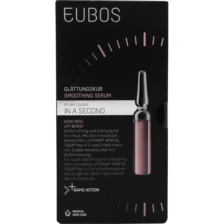 Dr. Hobein Eubos IN A SECOND WOW NOW LIFT BOOST, Gesichtscreme zur Glättung, 7x2 ml
