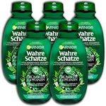 5 x er Pack Wahre Schätze vitalisierendes Shampoo Grüner Tee 5 x 250ml