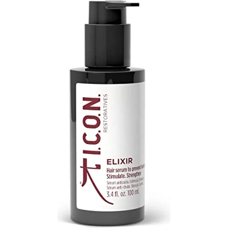 Icon Haarmaske Elixir Restoratives, Serum Estimulante Anticaída 100 ml, feuchtigkeitsspendend für strahlende Haut