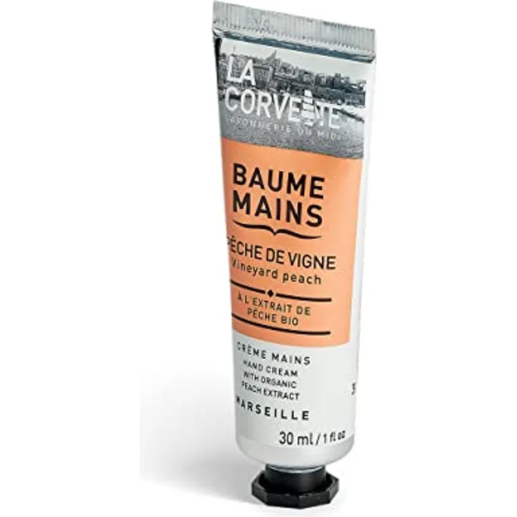 La Corvette, Handcreme mit Reben Pfirsich-Extrakt, 30 ml