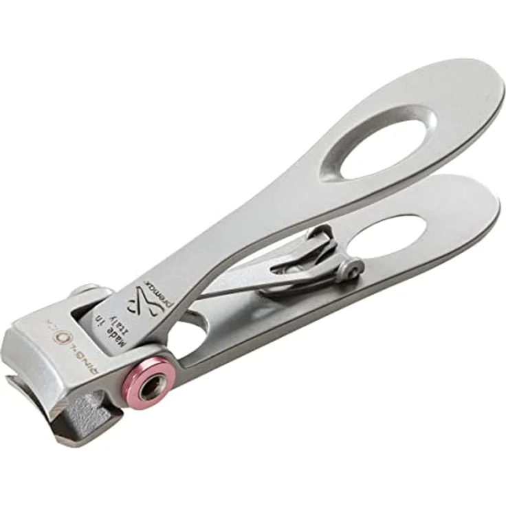 REMOS Profi Nagelknipser für Fingernägel, rostfreier Edelstahl mit scharfen Schneiden, rosa, 7 cm – Bild 1