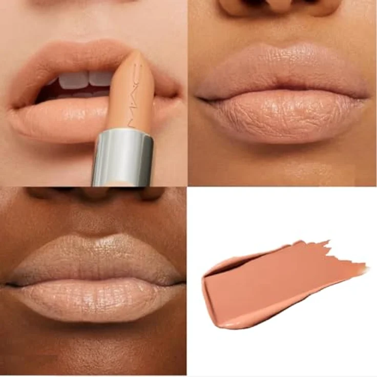 MAC Cosmetics MACximal Sleek Satin Lipstick, cremiger hydratisierender Lippenstift, Farbton Créme d'Nude, 3,5 g – Bild 2